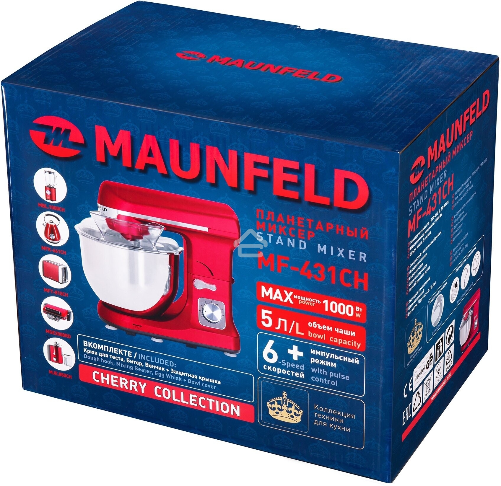 Миксер планетарный Maunfeld MF-431CH