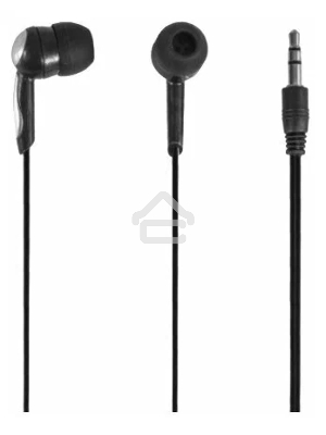 Наушники вкладыши Defender Basic-603 черный 3.5 mm jack  1 1м.
