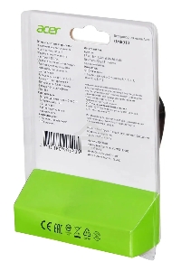 Мышь беспроводная Acer OMR010 черный, 1200 dpi, радиоканал, USB, кнопки - 3