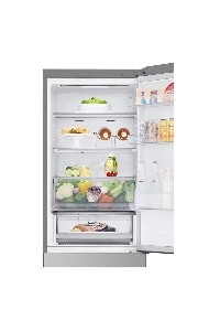 Холодильник LG GC-B459ANMW серебристый двухкамерный 234/110л морозилка снизу