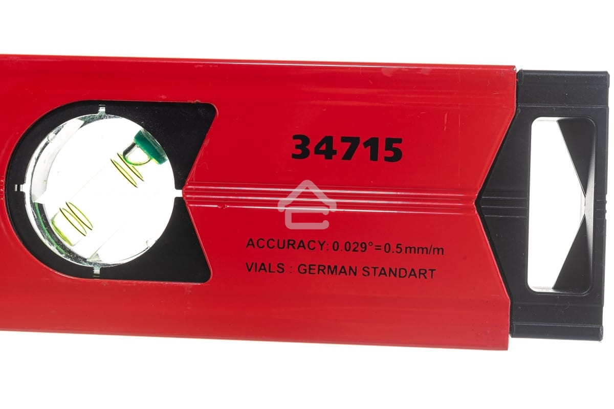 Уровень Matrix алюминиевый магнитный, 1500 мм, фрезерованный, 3 глазка, усиленный