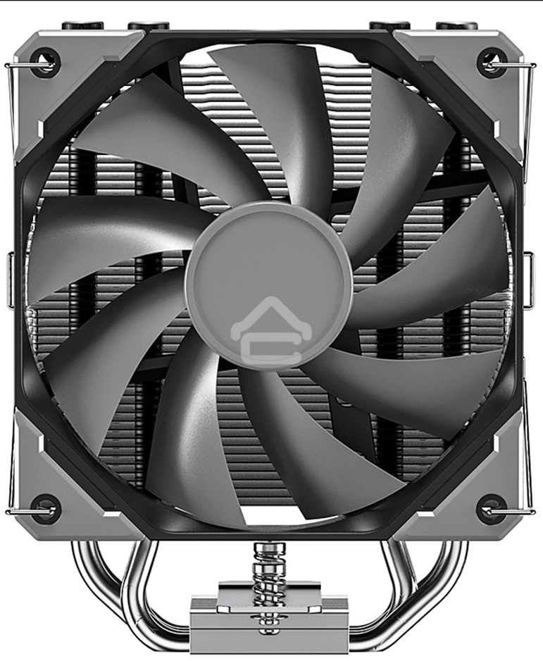 Кулер Cooler ID-Cooling SE-214-XT BASIC черный/серебристый 120мм алюминий+медь 1800rpm 27db 4-pin 180W 150мм