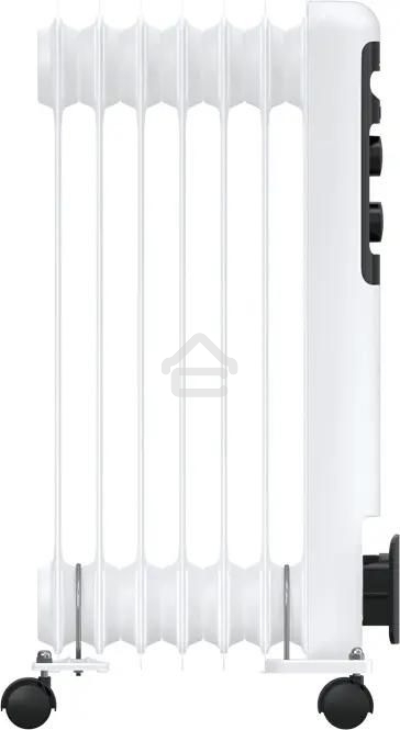 Обогреватель масляный Royal Clima Guarda ROR-GU7-1500M, с терморегулятором, 1500Вт, 6 секций, 3 режима, белый/серый