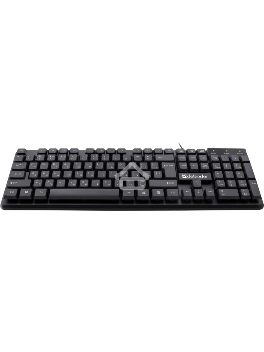 Клавиатура Defender Symbol HB-559 RU проводная USB чёрный