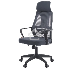Кресло компьютерное Chairman CH636 темно-серый, черный пластик