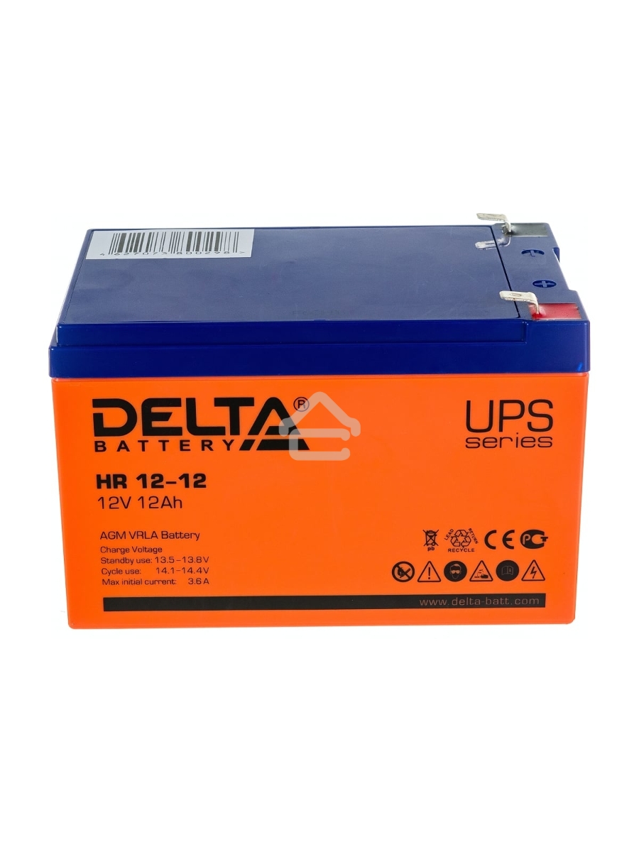 Батарея Delta HR 12-12 (12V, 12Ah)