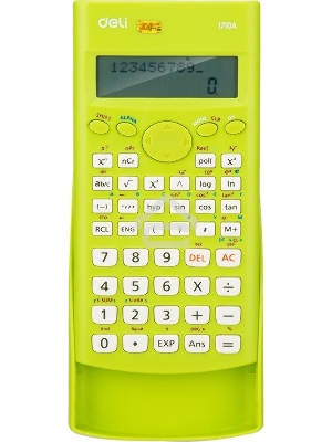 Калькулятор научный Deli E1710A/GRN зеленый 10+2-разр.