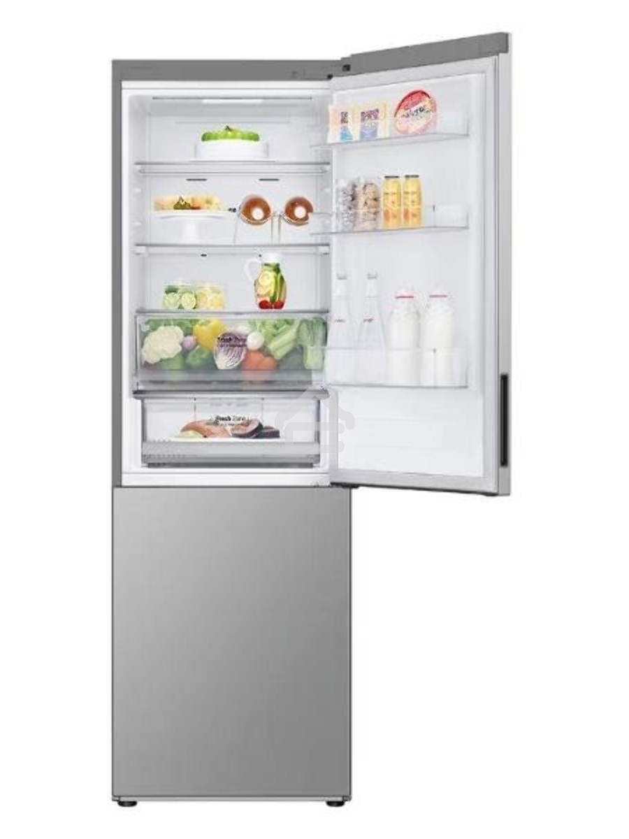 Холодильник LG GC-B459ANMW серебристый двухкамерный 234/110л морозилка снизу