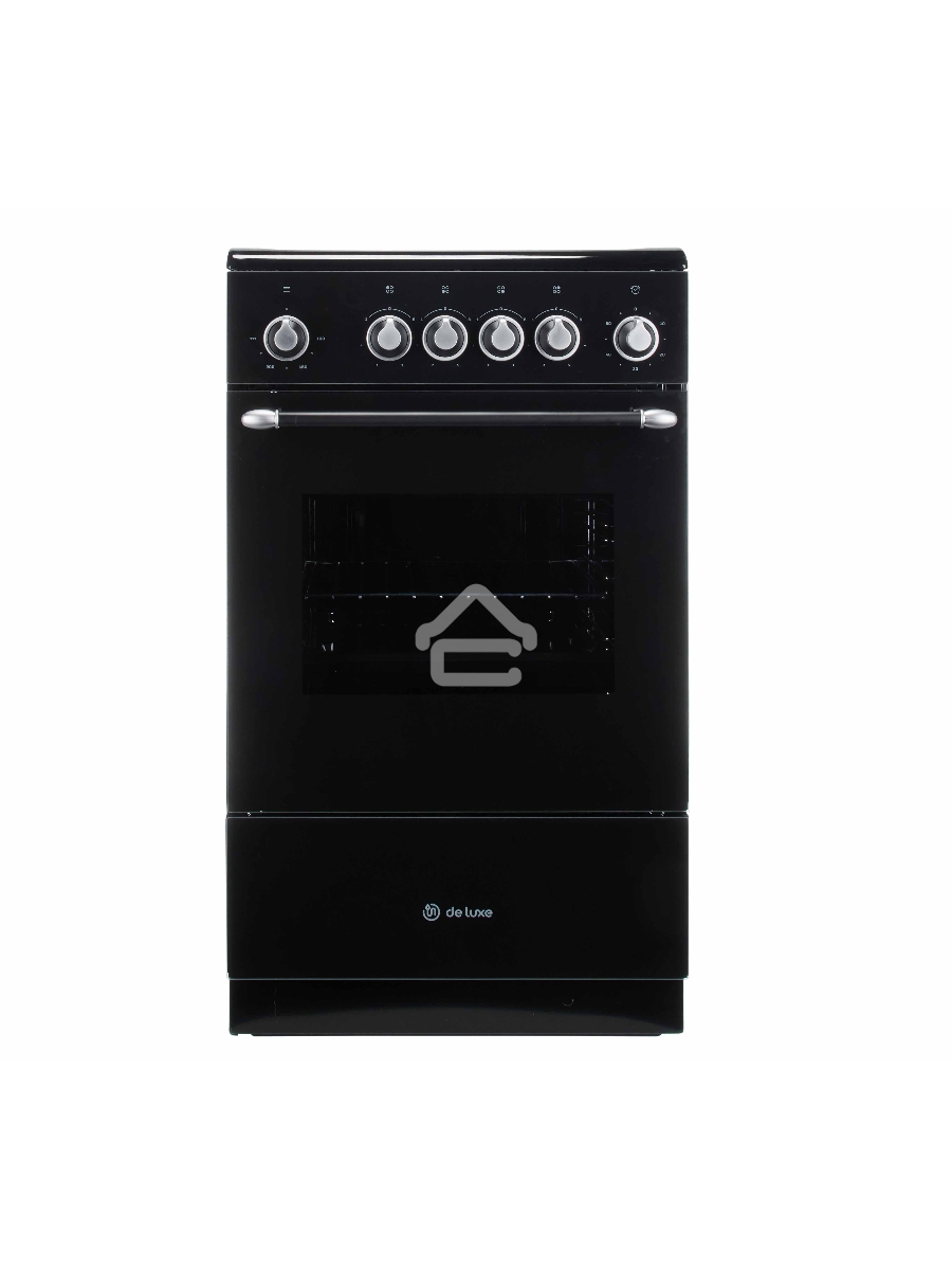 Плита электрическая De Luxe 506004.23ЭС-151 черный, конфорок 4 шт, духовка 60 л, 60 см x 87 см x 60 см