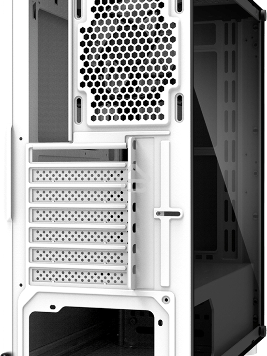 Компьютерный корпус ZALMAN R2 White (3xUSB, 2xAudio, 20мм FAN, прозрачная стенка-закаленное стекло, ATX, без БП)
