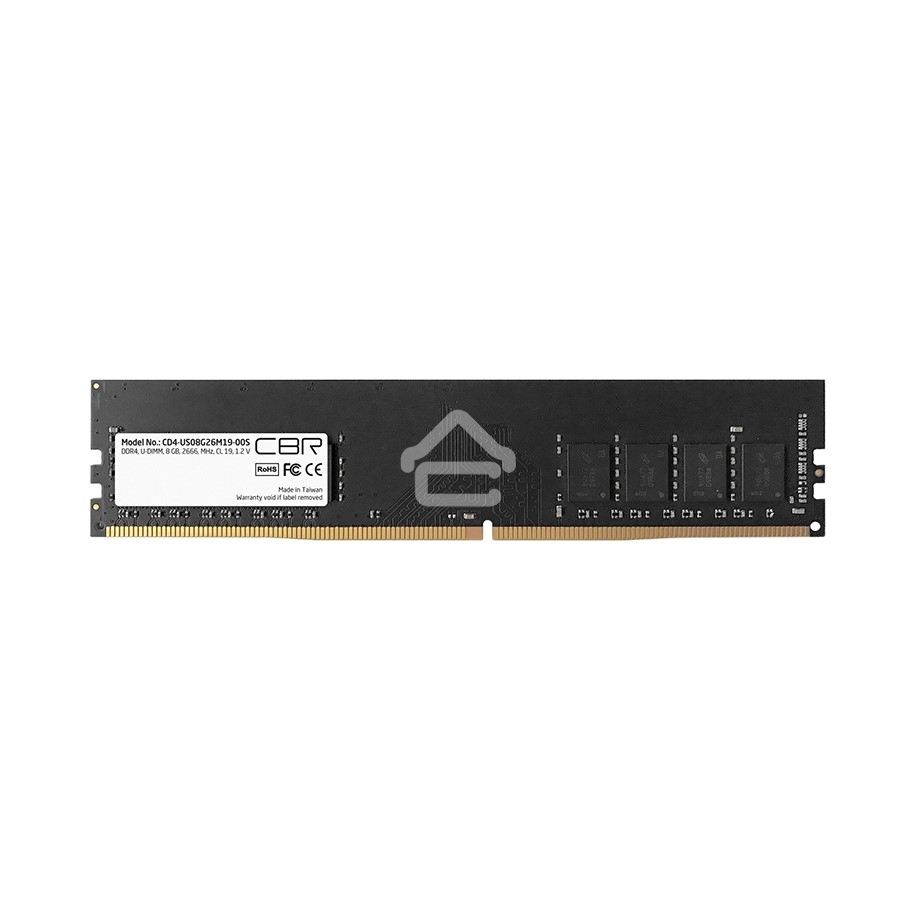 Оперативная память CBR, DDR4, 8GB (1x8 GB), 2666 MHz, CL19, DIMM