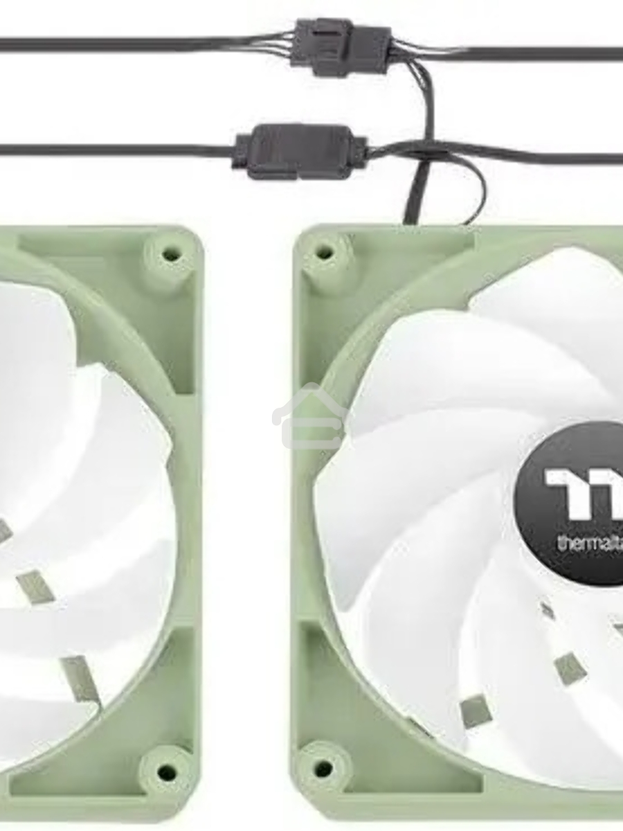 Комплект вентиляторов для корпуса Thermaltake CT120 Reverse ARGB (2 шт.) зеленый, 120 мм, 2000 об/мин, 31.2 дБ, 4 pin