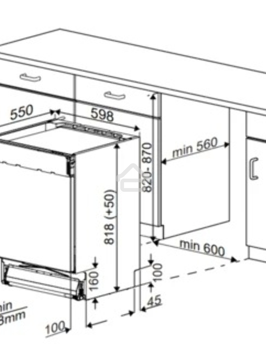 Встраиваемая посудомоечная машина Beko BDIN16520Q, белый, 59.8 см, 15 компл., 44 дБ, класс A