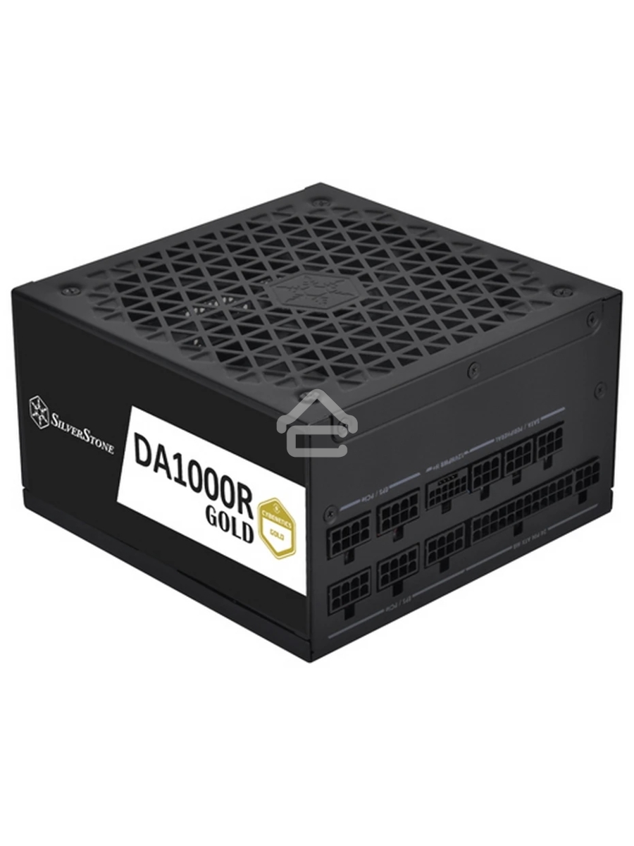 Блок питания Silverstone SST-DA1000R-GM, 1000Вт, 80 PLUS Gold, 135мм, модульный, черный