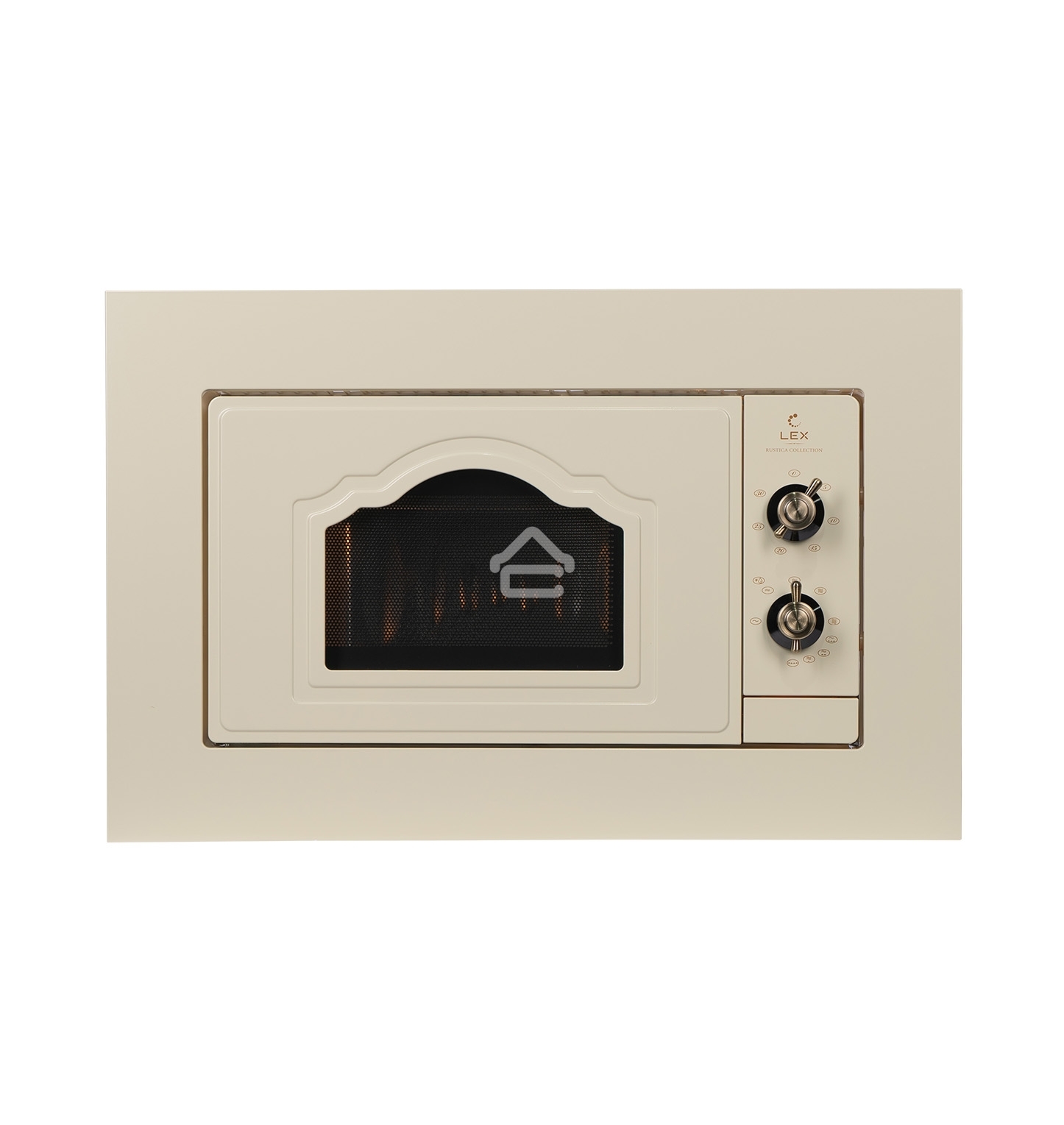 Микроволновая печь встраиваемая Lex BIMO 20.04 IV слоновая кость, 20 л, 700 Вт, переключатели - поворотный механизм