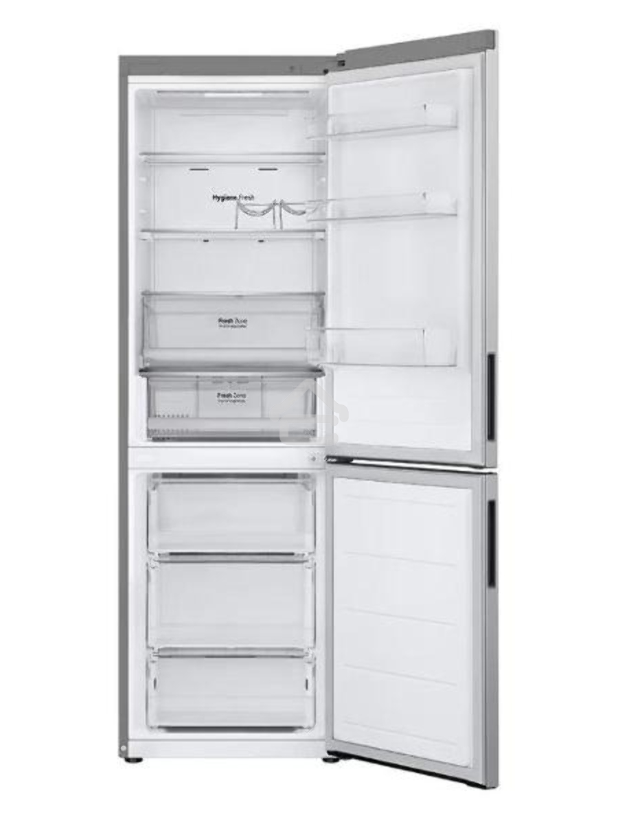 Холодильник LG GC-B459ANMW серебристый двухкамерный 234/110л морозилка снизу