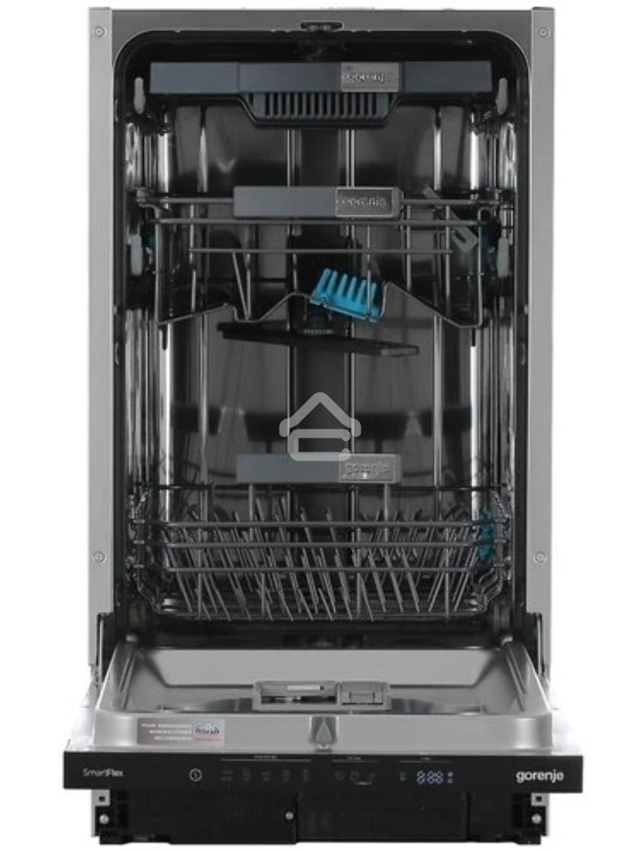 Встраиваемая посудомоечная машина Gorenje GV572D10, черный, 44.8 см, 11 компл., 44 дБ, класс A+++