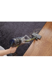 Пылесос вертикальный GREENWORKS GD24SV2 салатовый/черный, питание от аккумулятора, 160 Вт, уборка сухая, пылесборник 0.5 л (работа от АКБ max 45 мин)