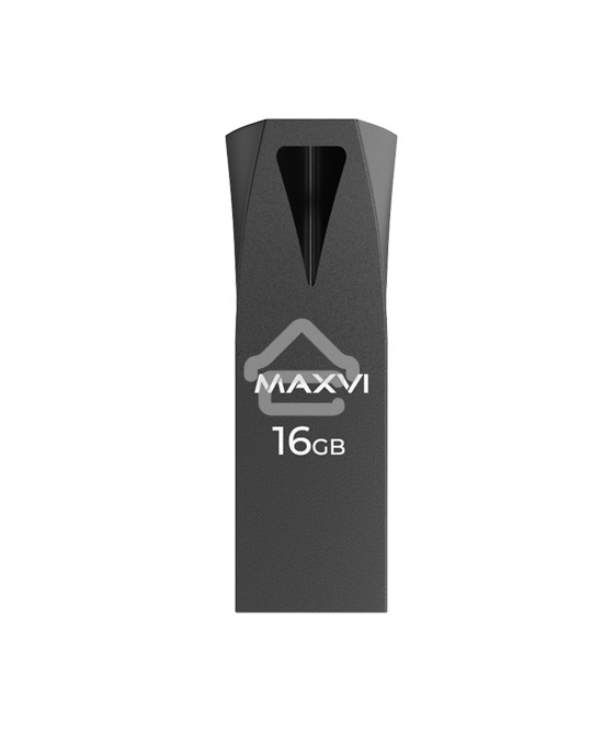Флешка USB R/W Maxvi MK2 16GB USB 2.0 dark grey