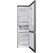 Холодильник Hotpoint HT 7201I MX O3 нержавеющая сталь двухкамерный 239/83 л морозилка снизу, No Frost
