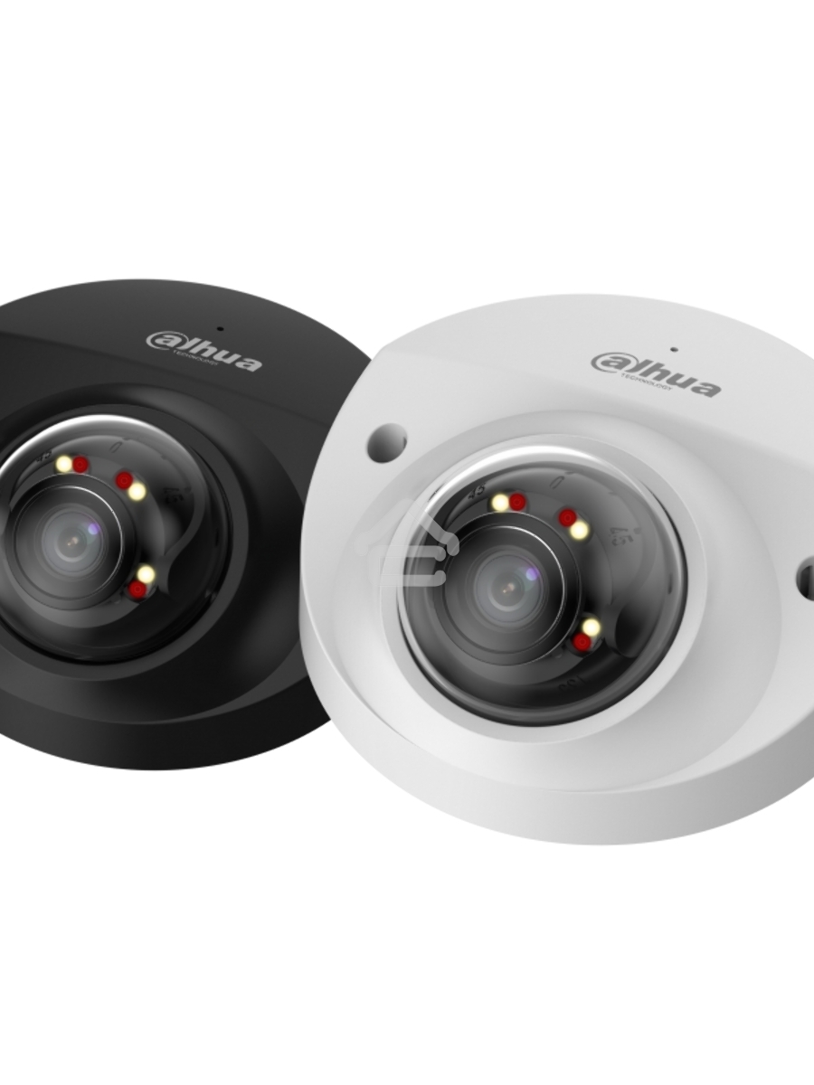 Уличная мини-купольная IP-видеокамера DAHUA DH-IPC-HDBW2449FP-AS-IL-0360B Smart Dual Light с ИИ 4Мп, 1/2.9” CMOS, объектив 3.6мм, видеоаналитика, ИК до 30м, LED до 30м, IP67, корпус: металл