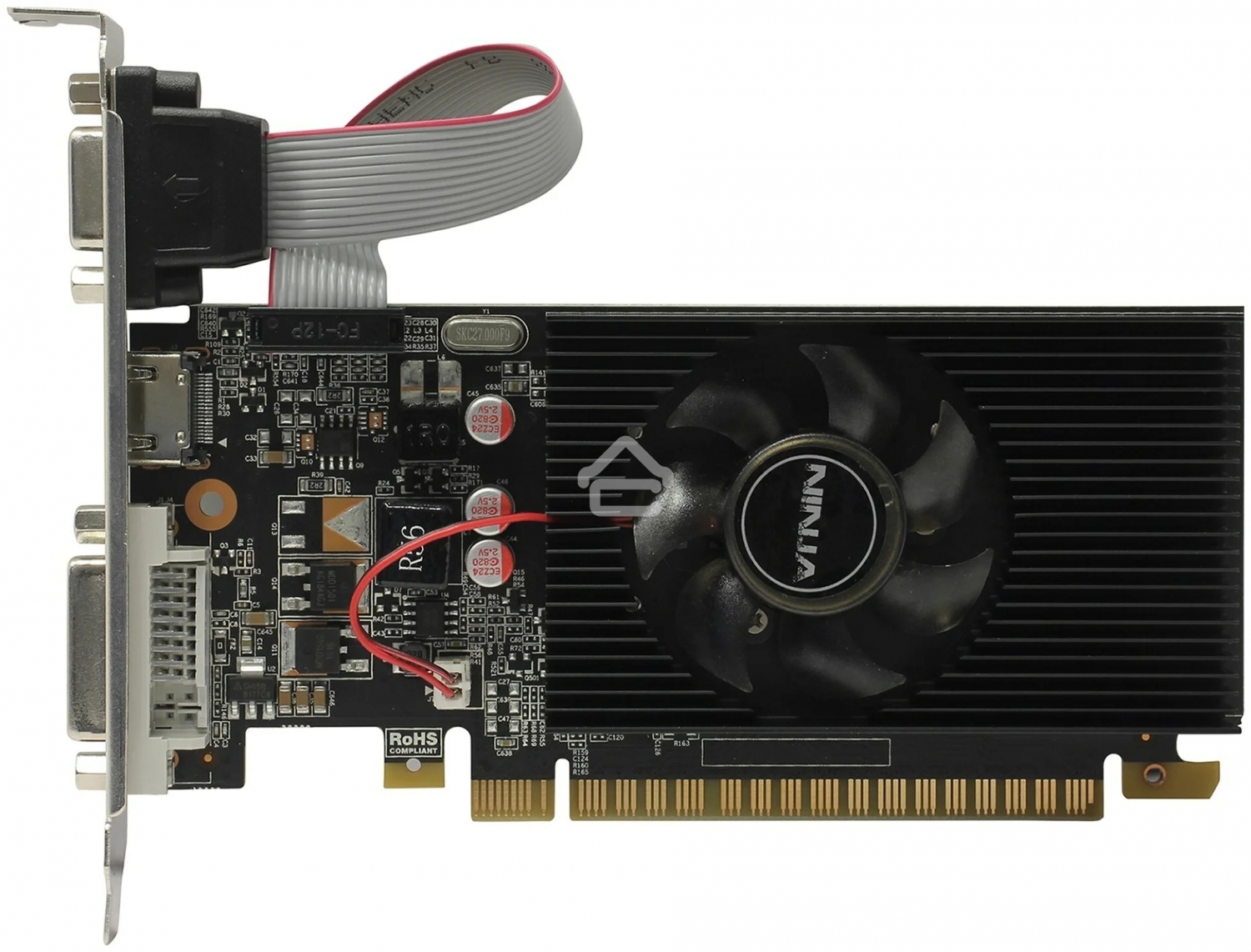 Видеокарта Sinotex Ninja GT710 2GB 64bit DDR3 DVI HDMI CRT PCIE