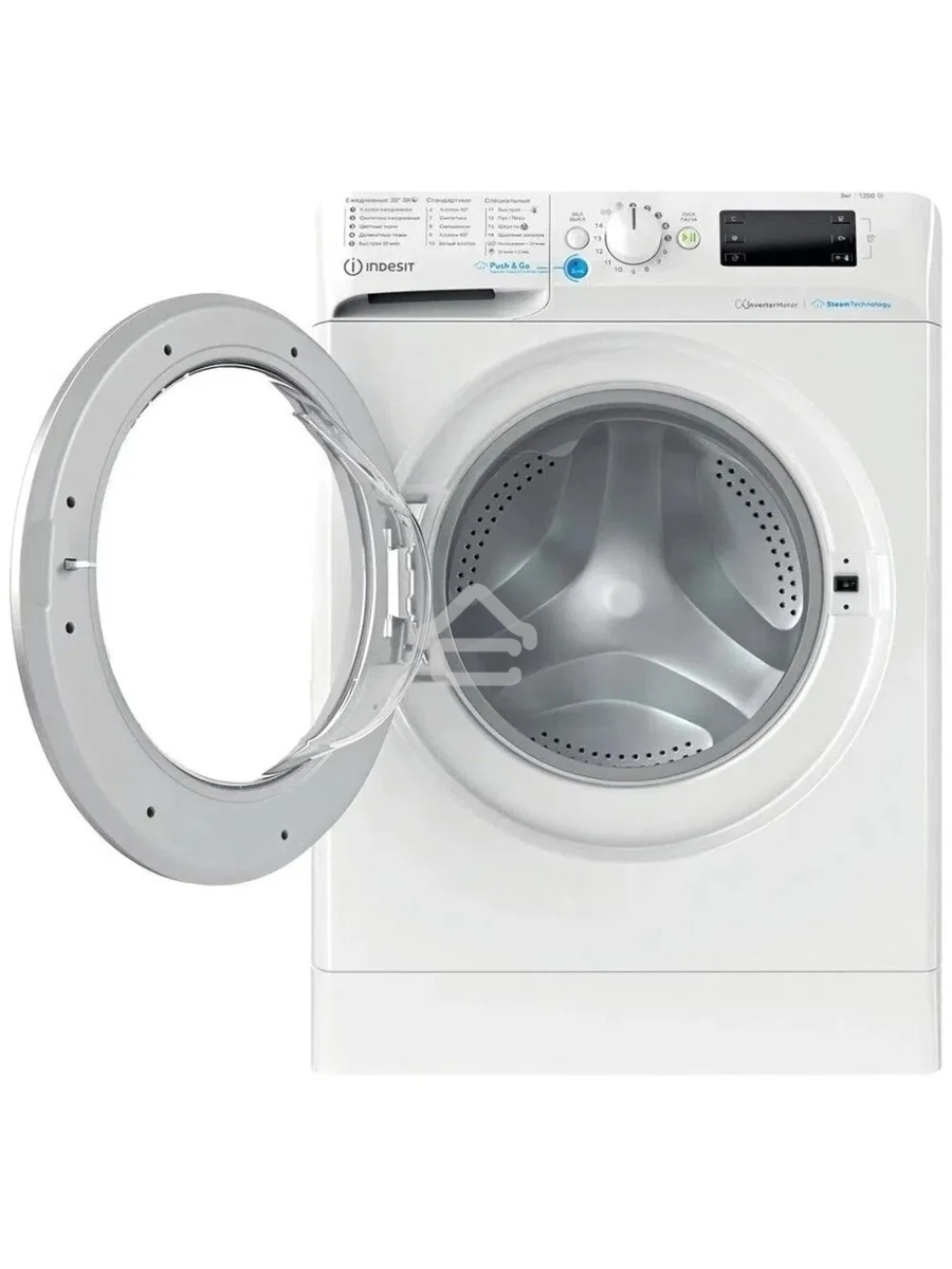 Стиральная машина Indesit BWSE 81293X WWV RU белый, загрузка фронтальная 8 кг, 1200 об/мин., класс: А