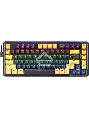 Клавиатура Redragon Elf (71664) проводная, USB, черный/фиолетовый