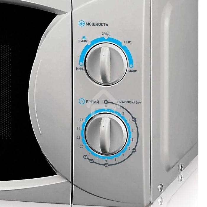 Микроволновая печь BBK 20MWS-714M/S серебро. 20 л, 700 Вт, поворотный механизм