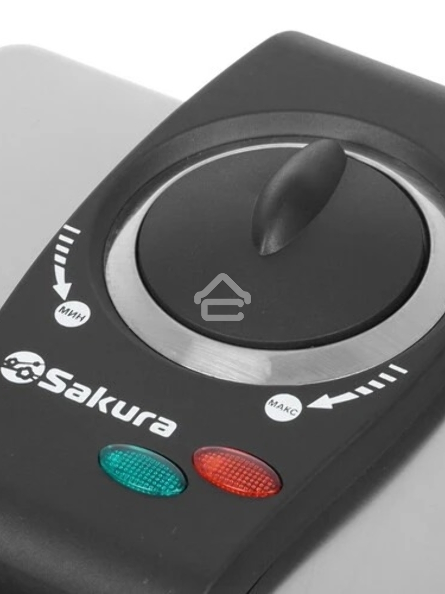 Вафельница SA-7405TR 1000Вт нерж 