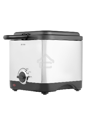 Фритюрница Centek CT-1430 900 Вт <объём 1,5л> Чаша - антипригарная, стальной корпус, окно