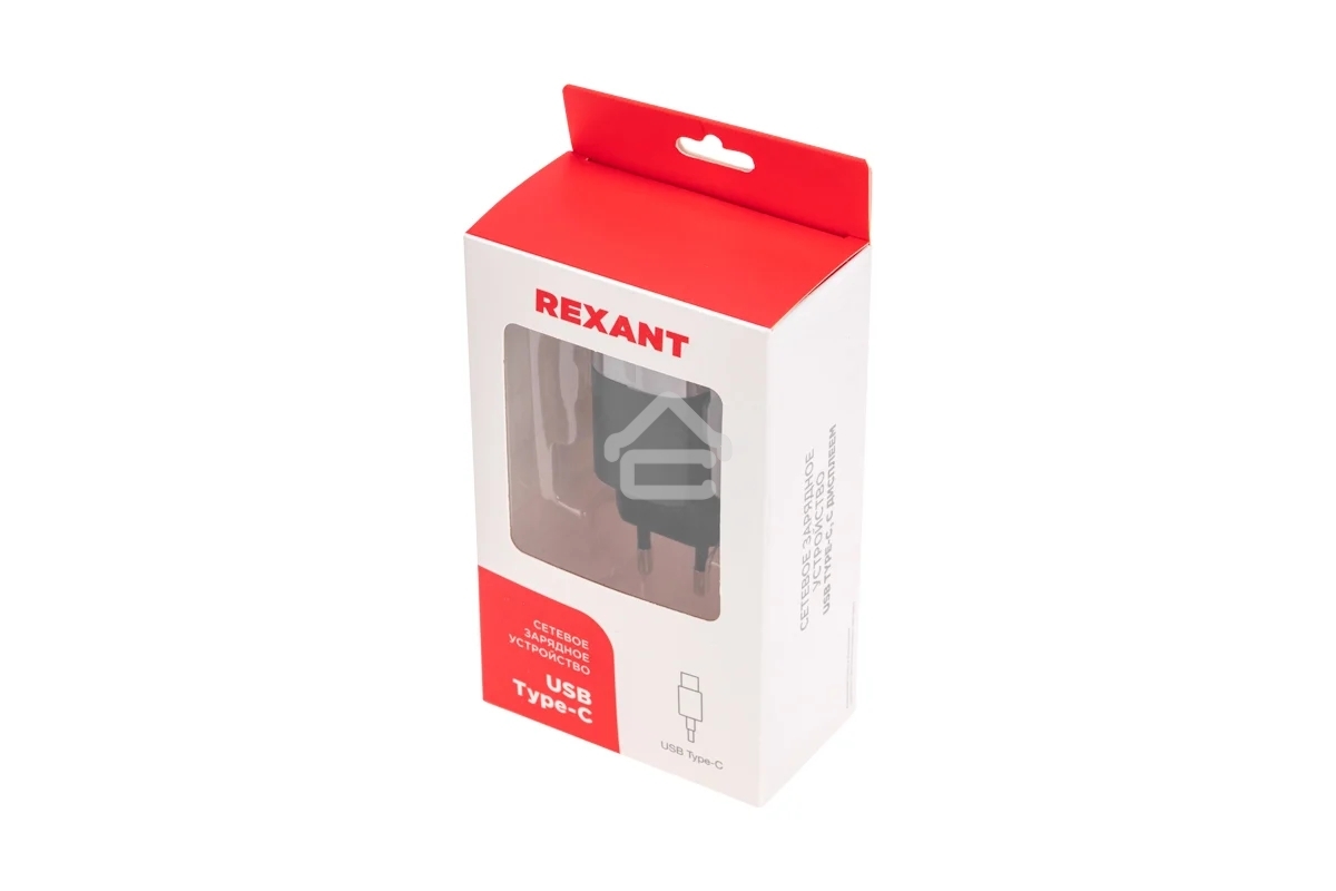 Сетевое зарядное устройство USB QC (30W) + Type C PD (33W), с дисплеем Rexant
