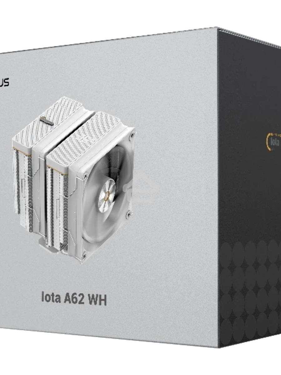 Кулер Ocypus Iota A62 WH Iota-A62-WH белый 120мм алюминий+медь 2000rpm 29db 4-pin 260W 158мм