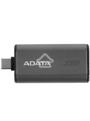 Твердотельный диск A-DATA External SC750 серый SC750-2000G-CCBK 2TB USB 3.2 Gen 2 Type-C, [R/W -1050/1000 MB/s]