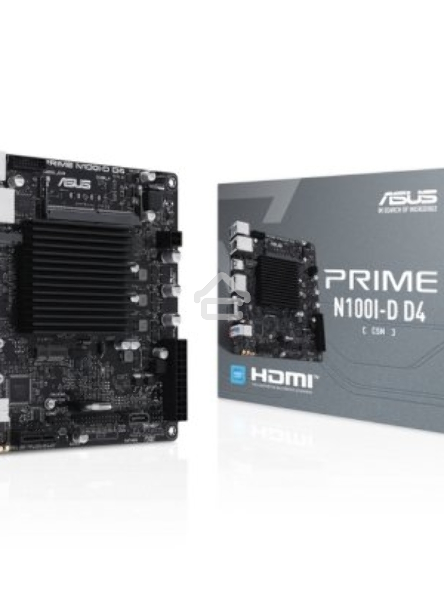 Материнская плата ASUS PRIME N100I-D D4-CSM, BGA1264, SoC, 1xSO-DIMM DDR4, 1xSATA, 1xM.2, 1xPCI-E 3.0 x1, 1xDP, 1xHDMI, 1xVGA, 1x 1Gb LAN, 2xUSB-A 2.0, 2xUSB-A 3.2 Gen 1, 2xUSB-A 3.2 Gen 2, 3x3.5 мм, 7.1, Mini-ITX