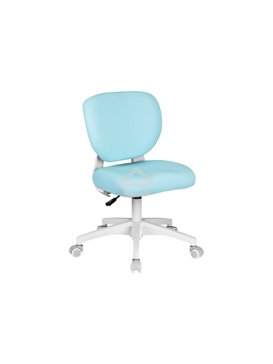 Кресло детское Cactus CS-CHR-3594BL голубой, крестов. пластик белый