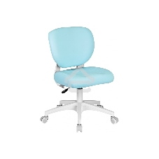 Кресло детское Cactus CS-CHR-3594BL голубой, крестов. пластик белый