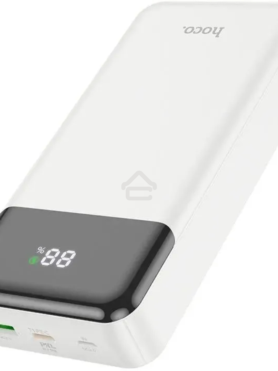 Мобильный аккумулятор Hoco J102A Cool figure 20000mAh QC/PD 20W 5A USB-A/USB-C белый (J102A COOL FIGURE WHITE)