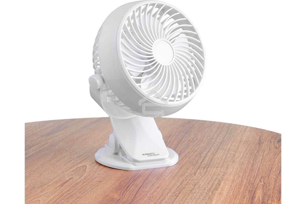 Вентиляторы настольные Scarlett SC-DF111S98 белый