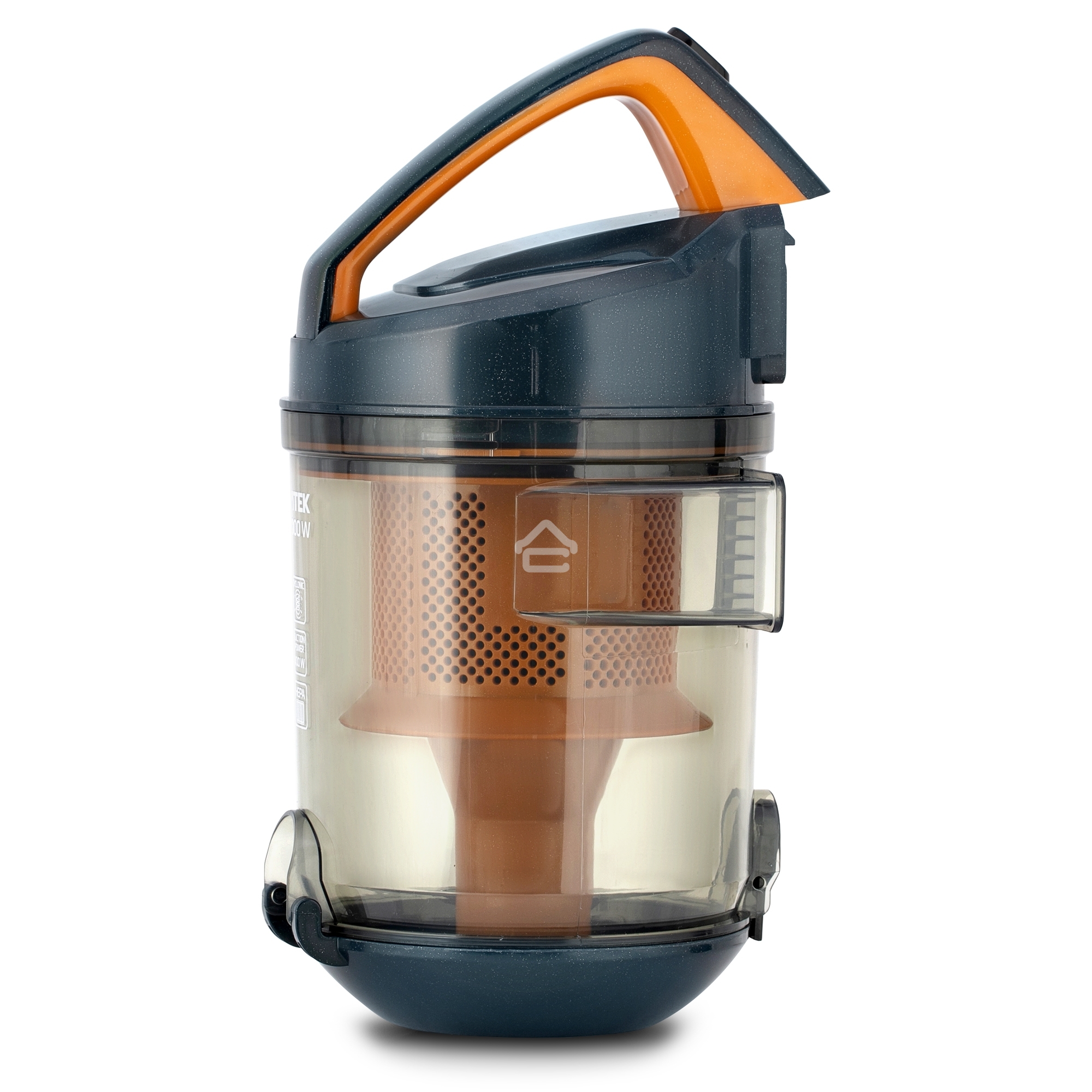 Пылесос Vitek VT-1894 оранжевый, питание от сети, 400 Вт, уборка сухая, пылесборник 2.5 л