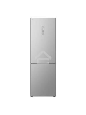 Холодильник LG GC-B459ANMW серебристый двухкамерный 234/110л морозилка снизу