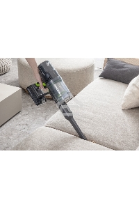 Пылесос вертикальный GREENWORKS GD24SV2 салатовый/черный, питание от аккумулятора, 160 Вт, уборка сухая, пылесборник 0.5 л (работа от АКБ max 45 мин)