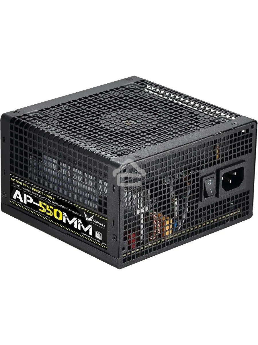 Блок питания Aerocool / Formula ATX 550W AP-550ММ 80 PLUS WHITE (20+4pin) APFC 120mm fan 6xSATA RTL