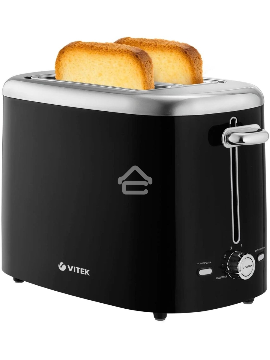 Тостер Vitek VT-1581, 780Вт, черный