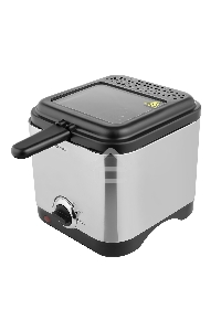 Фритюрница Centek CT-1430 900 Вт <объём 1,5л> Чаша - антипригарная, стальной корпус, окно