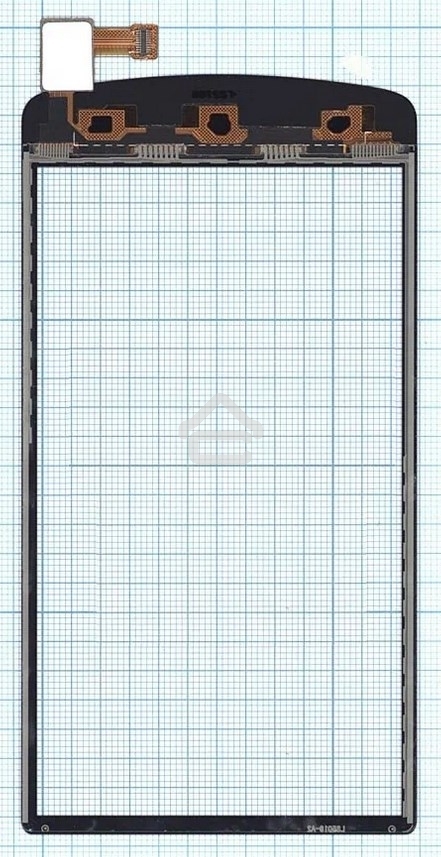 Сенсорное стекло (тачскрин) для OPPO N1 mini, черное