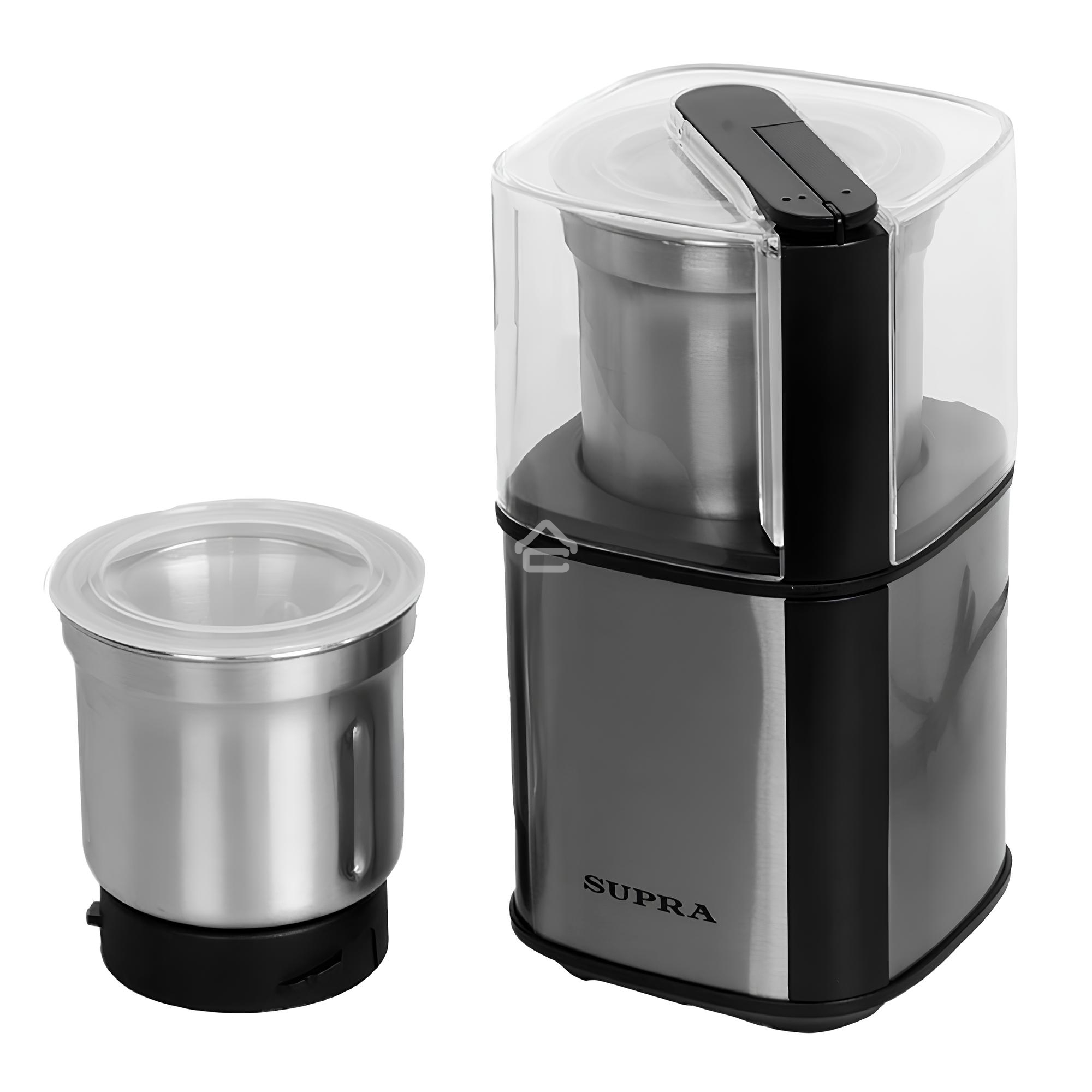 Кофемолка SUPRA CGS-320 300 Вт, 80 г, серебристый
