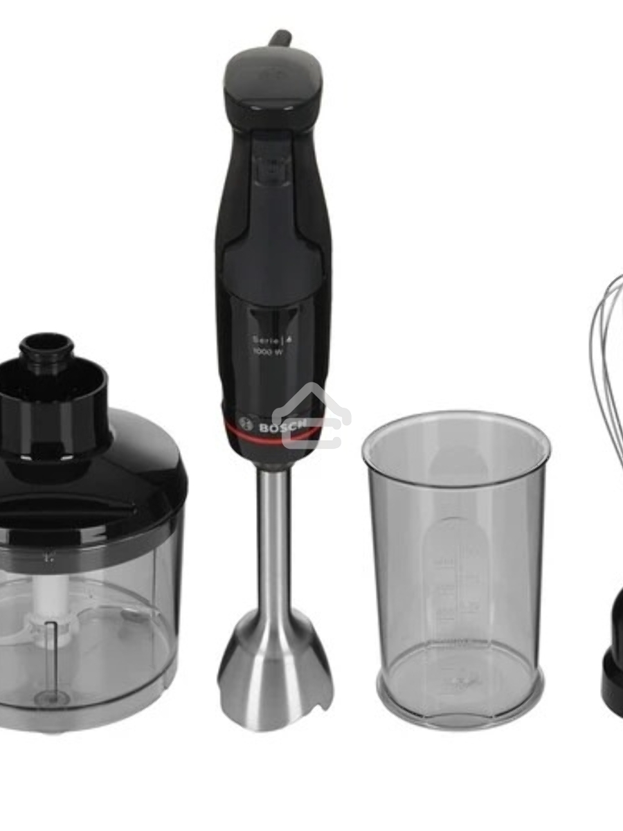 Блендер погружной Bosch MSM4B621, 1000Вт, черный