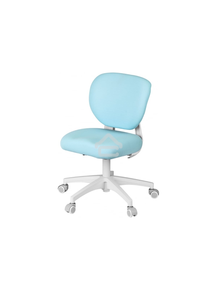 Кресло детское Cactus CS-CHR-3594BL голубой, крестов. пластик белый