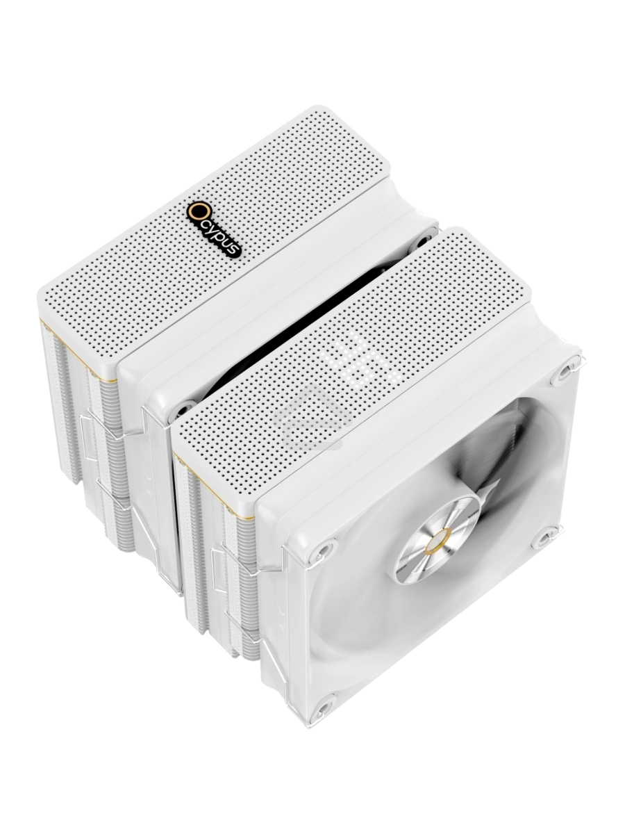 Кулер Ocypus Iota A62 WH Iota-A62-WH белый 120мм алюминий+медь 2000rpm 29db 4-pin 260W 158мм